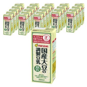 마루산 진한 조제 두유, 24개, 200ml