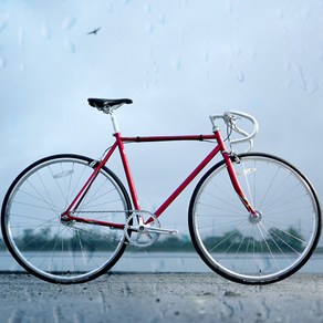 Rayoon Is Chromoly Fixie Bike Ritz Legit 700C, Ritz (Drop Bar/Matte Crimson Red) (470), 80% assembled one box, 1 piece