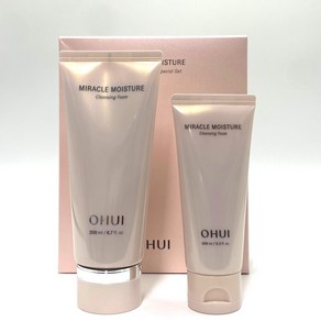 오휘 미라클 모이스처 클렌징 폼 기획세트(200 ml +100ml), 1개, 300g