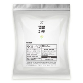 총각쓰떡 습식 멥쌀가루 맵쌀가루 떡용 1kg, 2개