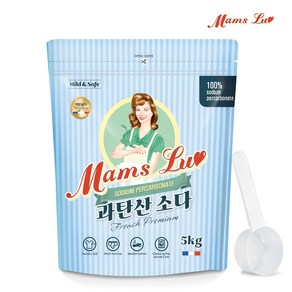 맘스럽 과탄산소다 파우치 5kg 프리미엄 프렌치 1등급원료 산소계표백제