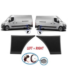 좌우 사이드 몰딩 스트립 후면 패널 Vauxhall Movano B 르노 Master MK3 자동차 외부 도구 1 쌍, 03 pair
