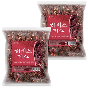 건강중심 히비스커스 꽃잎 차, 500g, 1개입, 2개