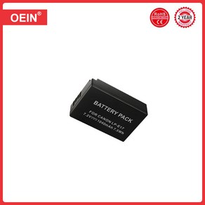 LPE17 LP 배터리 및 LCD USB 듀얼 충전기 캐논 EOS 200D M3 M6 750D T6i T6s 키스 X8i 카메라용 4 개