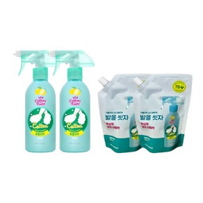 온더바디 발을 씻자 코튼 풋샴푸 프레쉬 레몬 민트향, 1세트, 1개, 1.77L