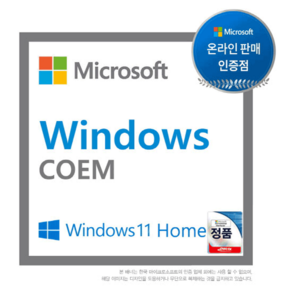 윈도우 11 홈 64bit DSP 한글 설치 제품키, windows 11 home dsp