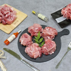 초록한돈 무항생제 신선 돼지고기 뒷다리살 2kg (500g 4팩), 1개, 불고기용 2kg