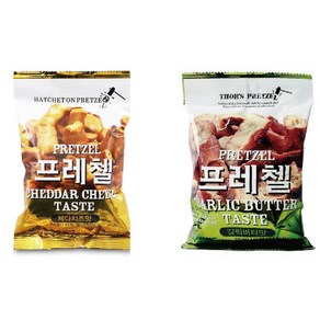 미성 프레첼 2종 갈릭버터 체다치즈, 85g, 8개