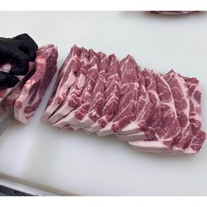 국내산 냉장 한돈 구이용 생삼겹살, 1박스, 300g