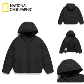 2024 F/W 내셔널지오그래픽 패딩 후드 헤론 H-ERON 다운 점퍼