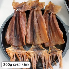 삼천포 건조 쫄쫄이 오징어 마른오징어, 1개, 200g