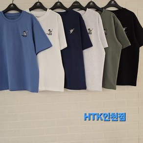 [행텐주니어] *인천점* 쿨텐션 미니베어 자수 6종컬러 반팔티셔츠@@25년여름#초신상# 미니베어자수@@쿨텐션원단@@14520-031-401-31