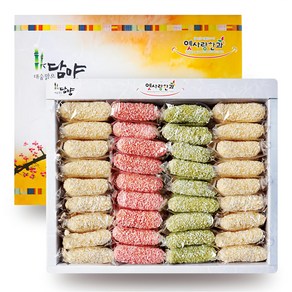 담양한과 꽃창포 삼색유과 선물세트, 640g, 1세트