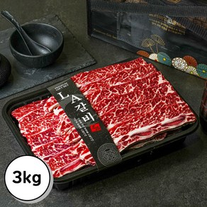 설렘한입 LA갈비 3kg 블랙앵거스 초이스등급 꽃갈비 일반포장, 1개