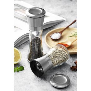 소금 후추갈이통 유리 양념통 후추 스텐그라인더 180ml gyd*12851DX, 2-스텐그라인더-200ml, 2-스텐그라인더-200ml, 2-스텐그라인더-200ml