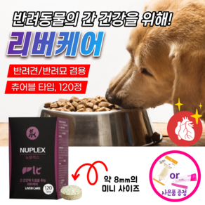 고양이 강아지 간 에 좋은 건강 기능 영양제 개선제 보호제 밀크시슬 밀크씨슬 아르기닌 노견 노령견 심장약 심장병 간수치 보조제 캣 펫 애견 약 애완견 반려견 간부전 황달 쿠싱증후군, 120정, 심장/간, 1개