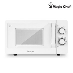 매직쉐프 플랫타입 전자레인지 다이얼식 20L 화이트
