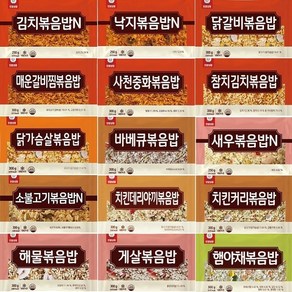 천일 볶음밥 15종 10봉 골라담기, 10개, 300g, 2.김치볶음밥 300gx5팩, 3.김치볶음밥 300gx5팩