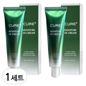 김정문알로에 큐어 시그니처 3X크림 50ml x 2p + 2X크림 3.5g x 2p + 3X크림 2g x 3p