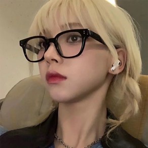 lool샵 남녀공용 뿔테 안경 블루라이트 차단 안구 건조 보호