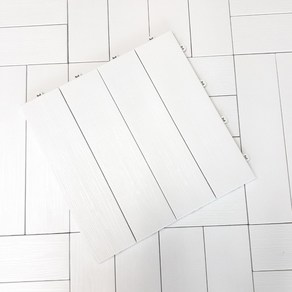 데코쿡 베란다 조립식 데크 타일 바닥 조립 마루 발판 테라스 바닥재, 조립마루데크타일-화이트(1p), 1개
