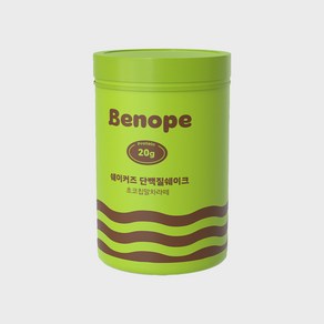 베노프 단백질쉐이크 초코칩말차라떼, 1개, 600g
