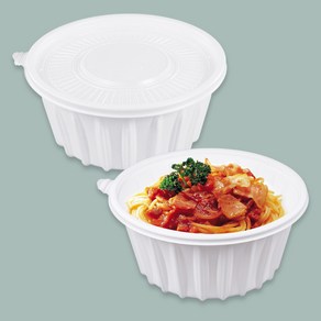 195파이 (대) 냉면/칼국수용기 백색, 100개입, 1개