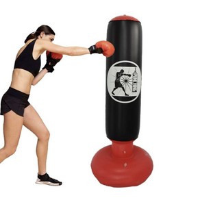 가정용 샌드백 스탠딩 복싱 펀칭백 160cm 미트포함, 블랙
