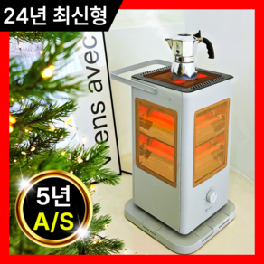 [HUELLE] 발터치 오방난로 가정용 사무실 전기히터 5방향 전기난로