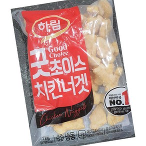 굿초이스 치킨 너겟 냉동 1kg 냉동 치킨, 1개