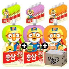 100mlx30개 혼합맛 뽀로로 홍삼 / 사과매실/ 포도/ 오렌지/ 배도라지 뽀로로, 1세트, 100ml, 08){사과매실10+포도베리10+오렌지10}