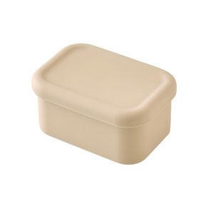 코아코아 더 안전한 실리콘 이유식 보관용기, 300ml, 비치샌드, 1개