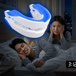 보호용품 수면 마우스피스 치아 갈이 방지 실리콘 보정, 1개