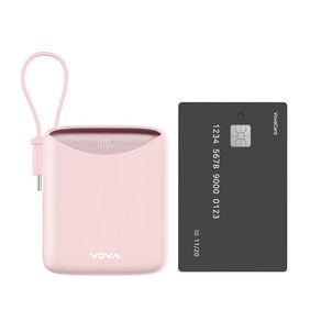 보바 고속충전 일체형 미니 보조배터리 10000mAh 22.5W VA-114