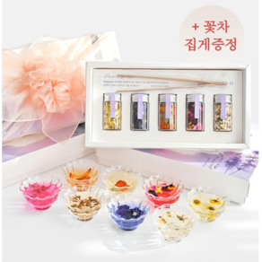 국산 수제꽃차 5종선물세트+고급집게+쇼핑백 메리골드 장미 국화 명절 설날선물, 1세트, 꽃차5종+집게+쇼핑백