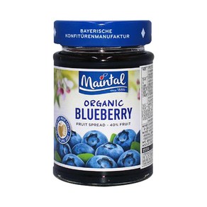 마인탈 사과즙으로 만든 유기농 블루베리잼, 200g, 1개