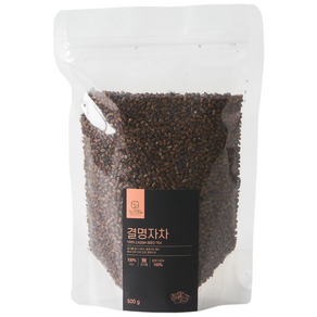 느으림 천천히 두번 볶은 국산 결명자차, 500g, 1개, 1개입