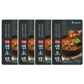 무봉리 명품염소탕 600g 4팩 묶음, 4개