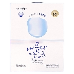 타이거마마 내몸에 이온음료 30T 2개, 38g, 60개
