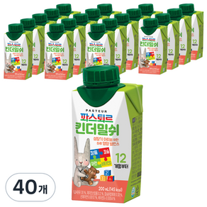 파스퇴르 킨더밀쉬, 40개, 200ml