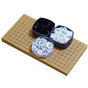 1.2cm 접판 바둑판 장기판 겸용 + 정석 바둑알 + 장기알