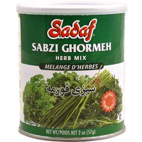 Sadaf 사브지 고르메 허브 믹스 통조림, 57g, 1개