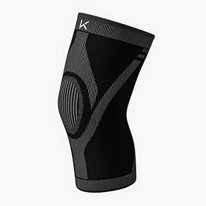 킵 스포츠 니트 무릎 보호대, 사일런트 블랙, 1개