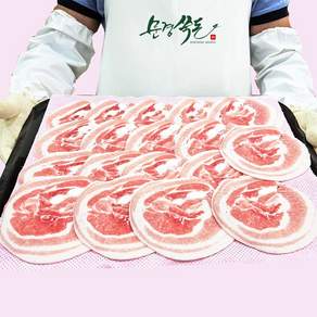 [문경쑥돈] 1+등급 대패삼겹 냉동삼겹 꽃삼겹살 서초갈비(구이용), 500g, 1개