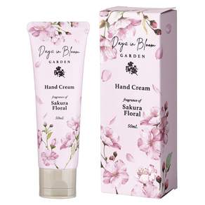 Days in Bloom 가든 핸드크림 사쿠라 플로럴, 1개, 50ml