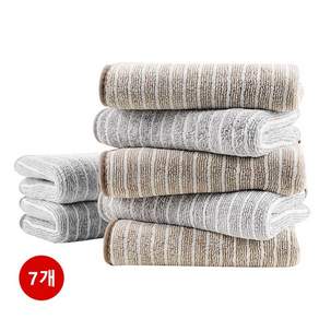오토림 주방행주 클린 고리 행주 두텁게 하다30*30, 7개, 브라운+그레이 30*30