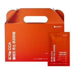 바른농장 유기농 CCA 클렌즈 주스 프리미엄 맛있는 착즙 까주스, 14개, 100ml