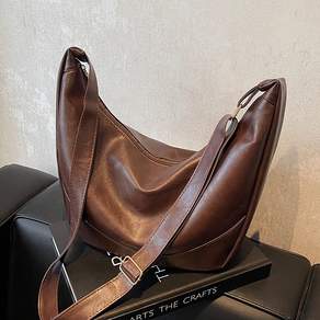 투니스 여성 유광 빅 크로스백