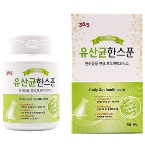 385도씨 반려동물 유산균한스푼 영양제, 장건강/유산균, 1개, 60g