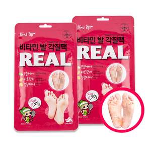 레스트업 비타민 발 각질팩, 1개, 2개입